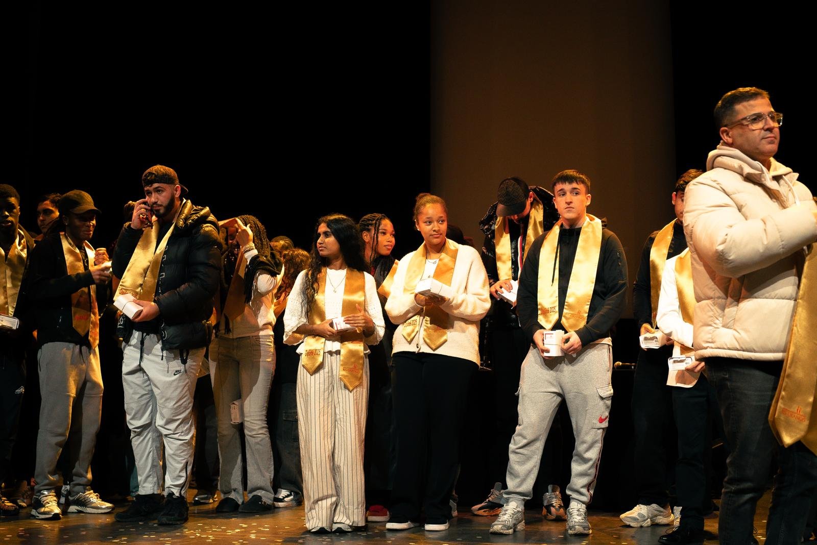 Remise des diplômes des jeunes